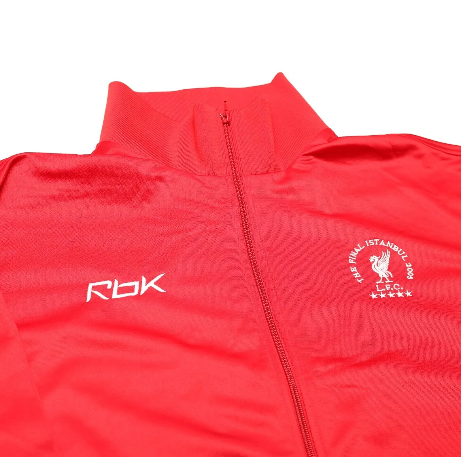 2004/05 LIVERPOOL Vintage Reebok UCL Final Football Jacket Track Top (XL)