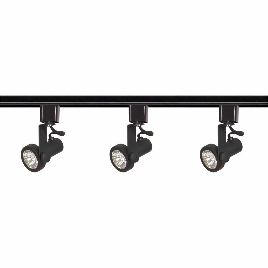 3 LIGHT TRACK KIT GMBAL RING MR16 BLACK