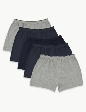 5 Pack Pure Cotton Cool & Fresh™ Jersey Boxers