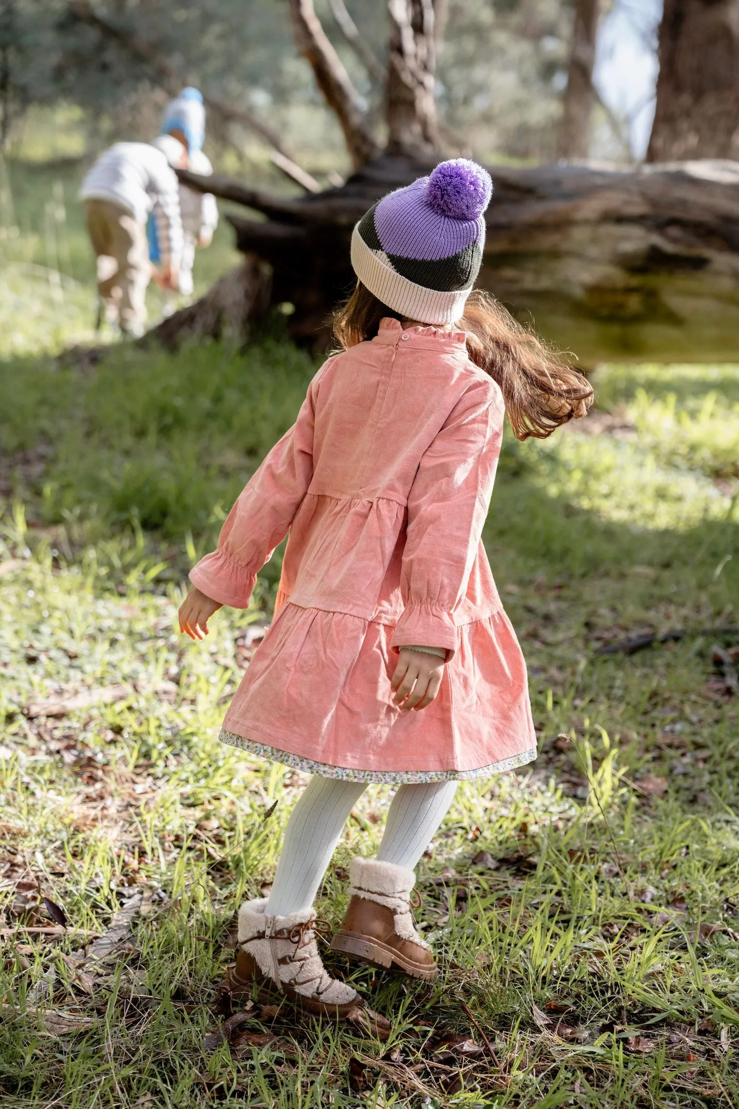 Acorn Kids: Hidden Valley Merino Beanie Lilac