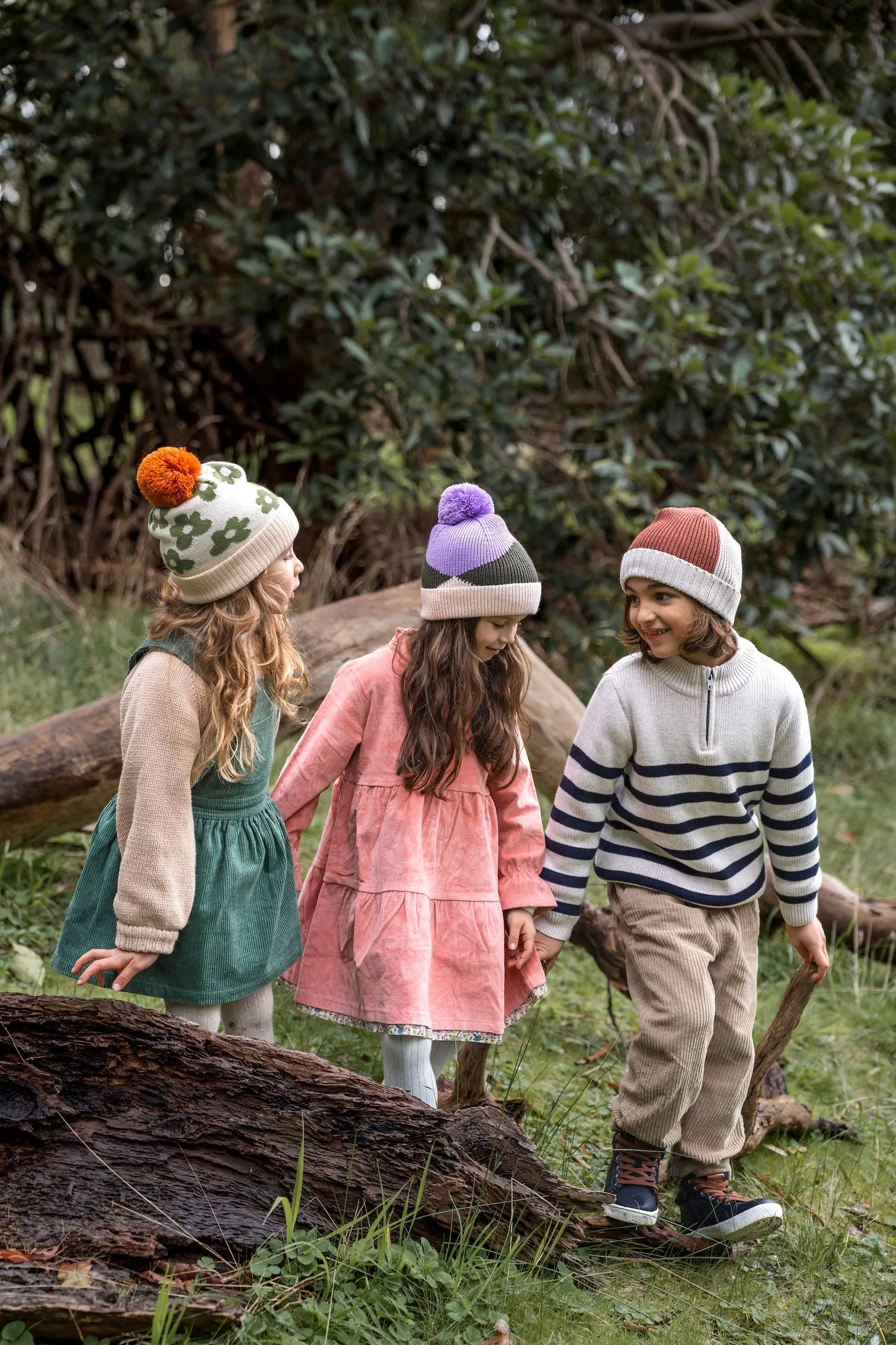 Acorn Kids: Hidden Valley Merino Beanie Lilac