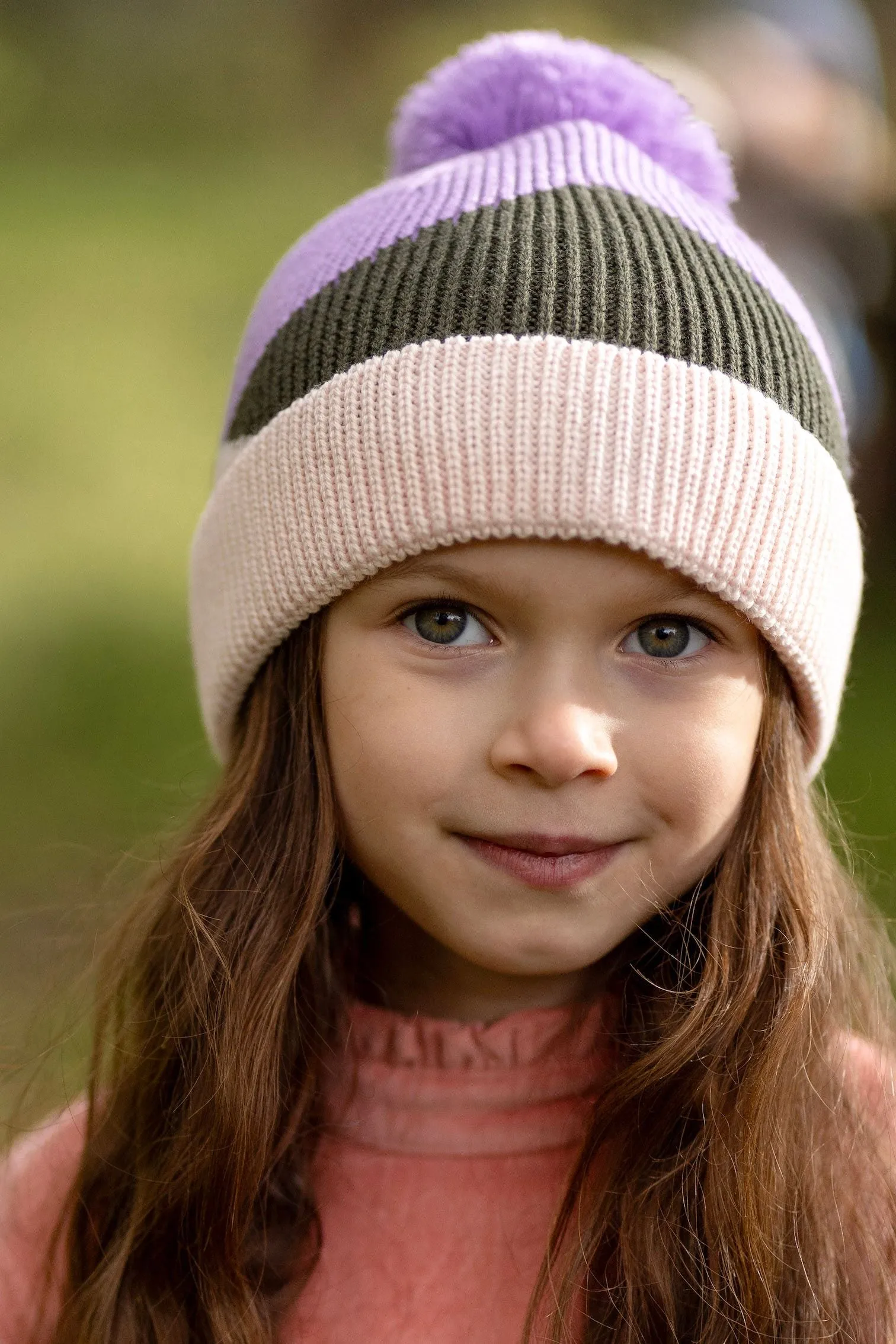 Acorn Kids: Hidden Valley Merino Beanie Lilac