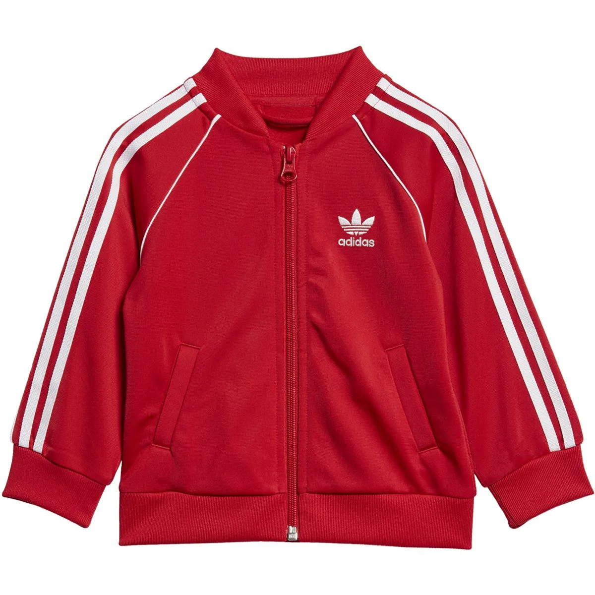 Adidas SST Toddlers Track Suit Red