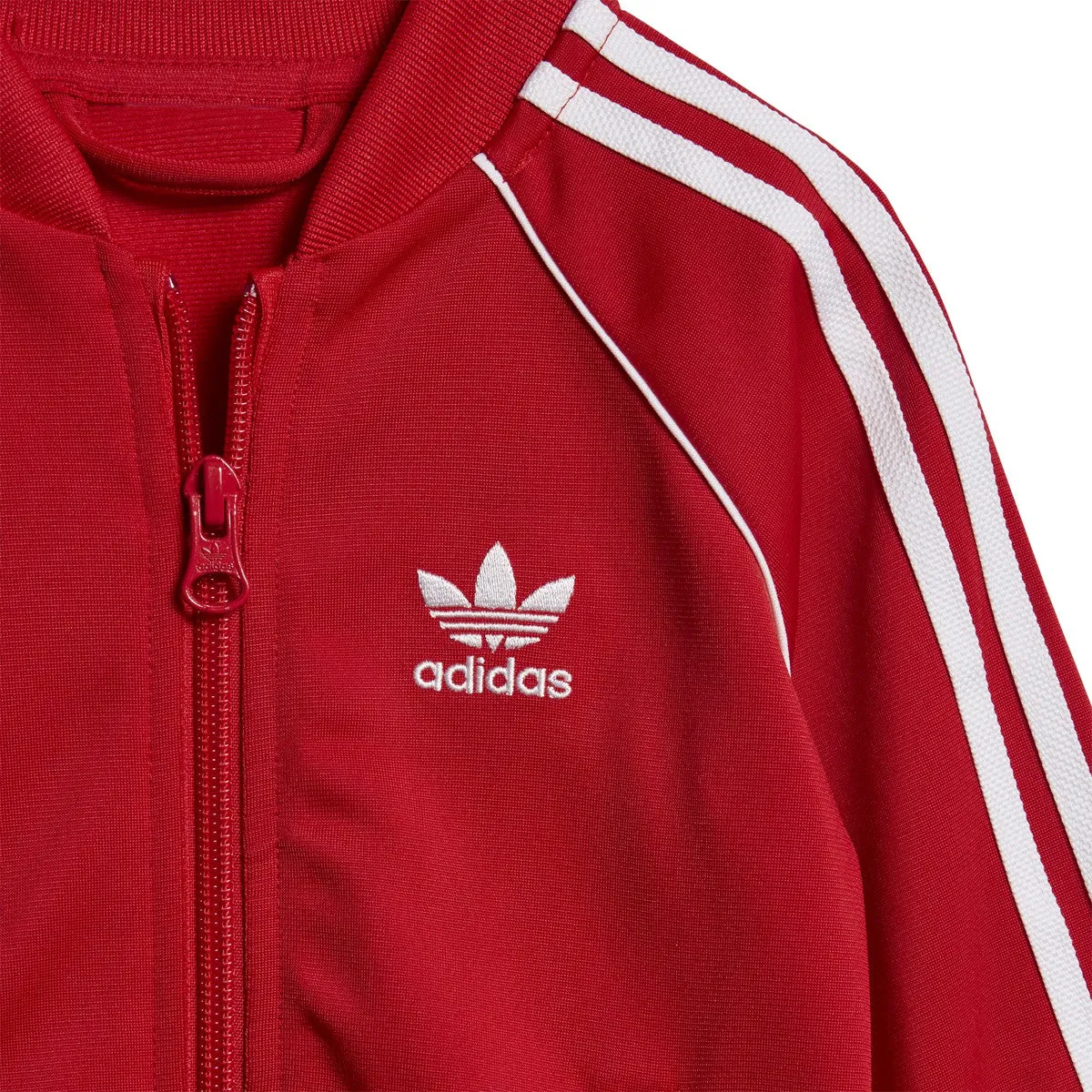 Adidas SST Toddlers Track Suit Red