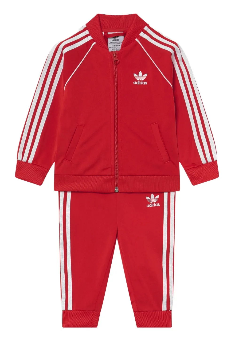 Adidas SST Toddlers Track Suit Red