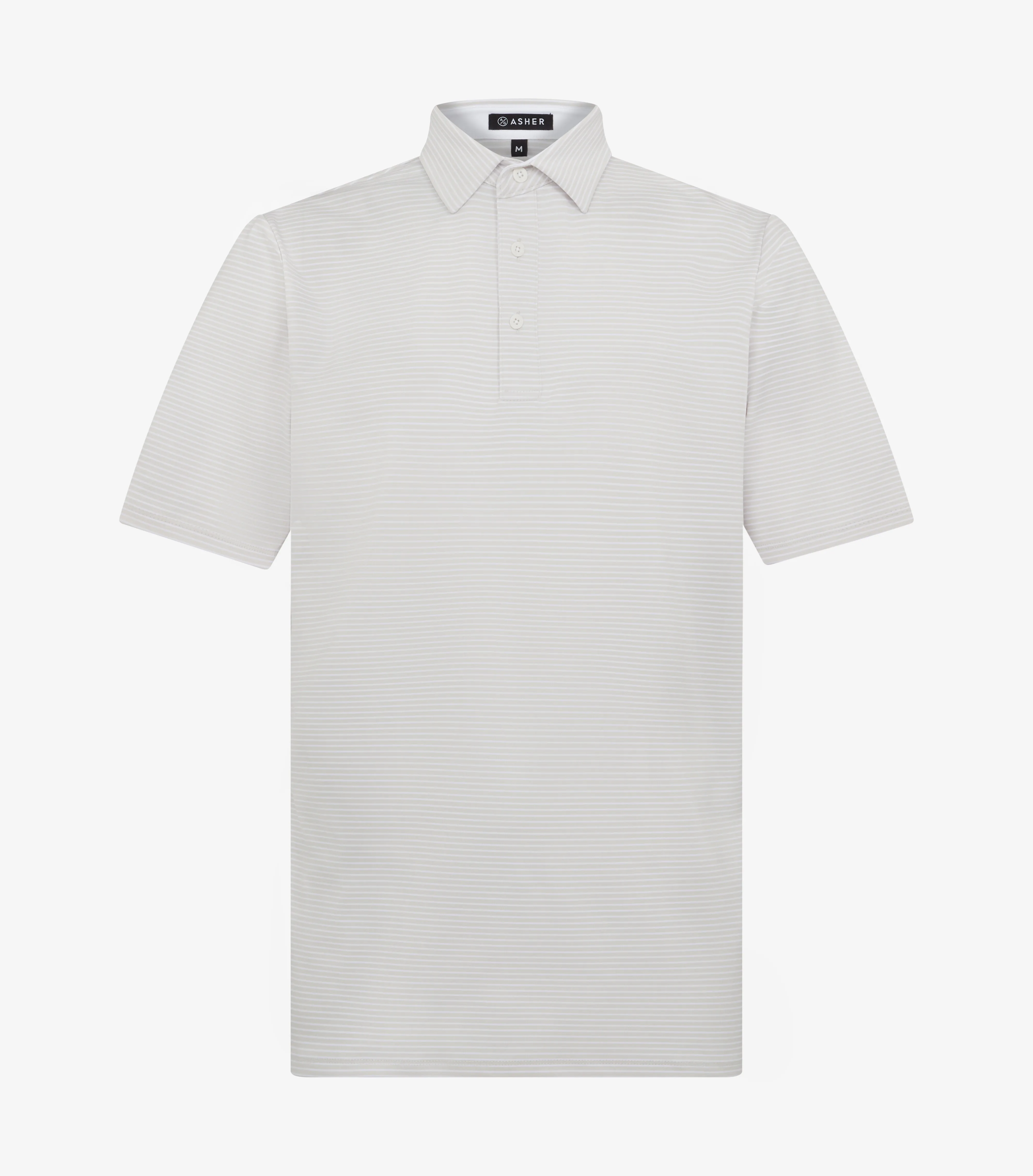 ASHER Track Stripe Polo