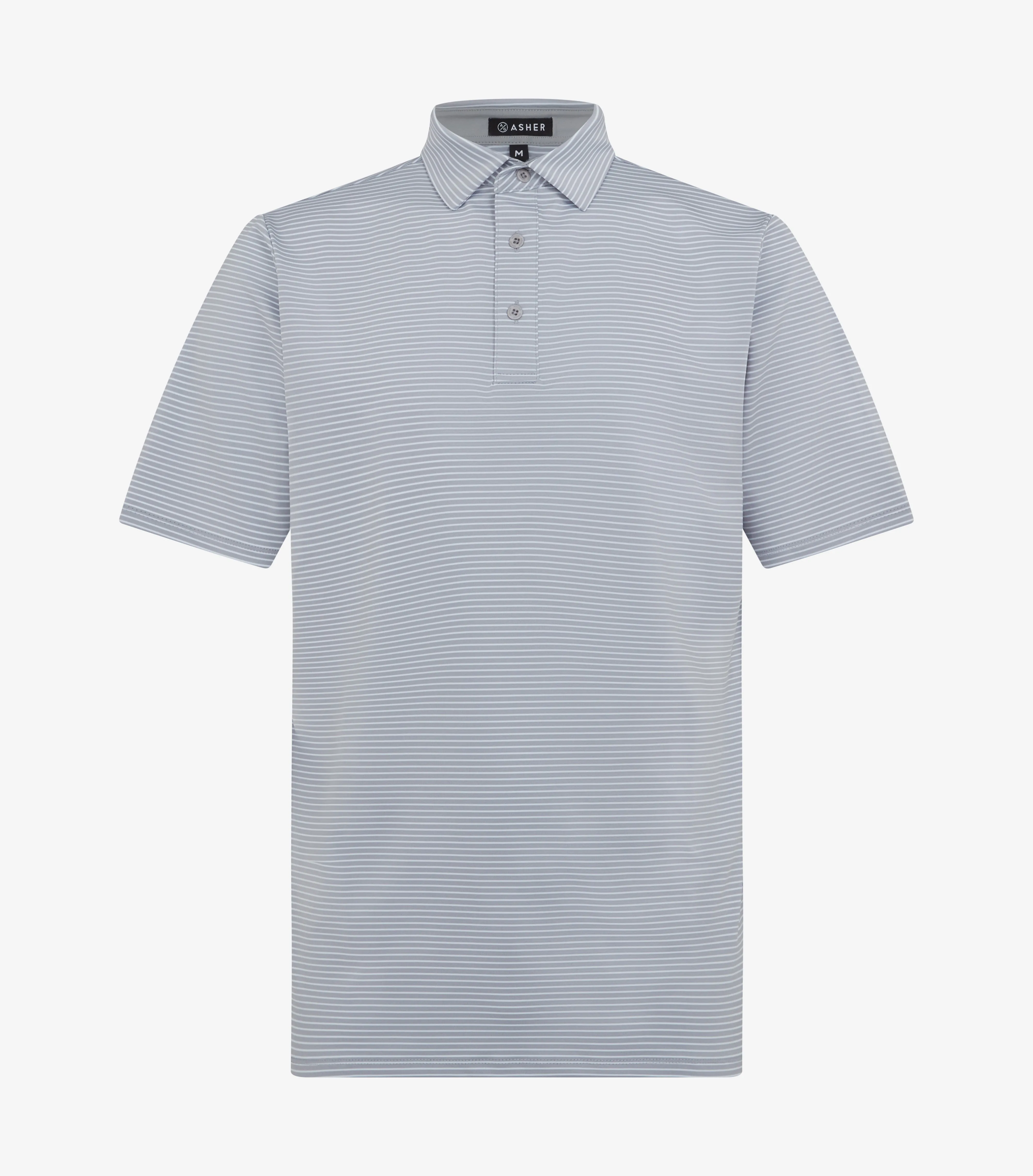 ASHER Track Stripe Polo