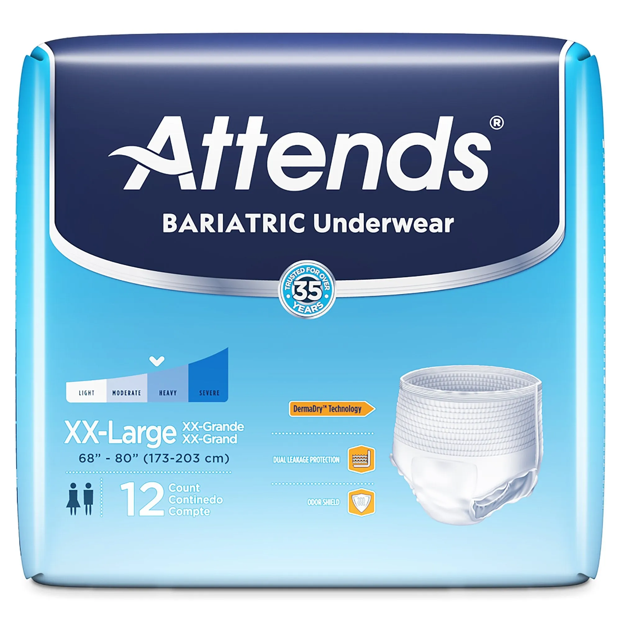 Attends Bariatric Protective Underwear