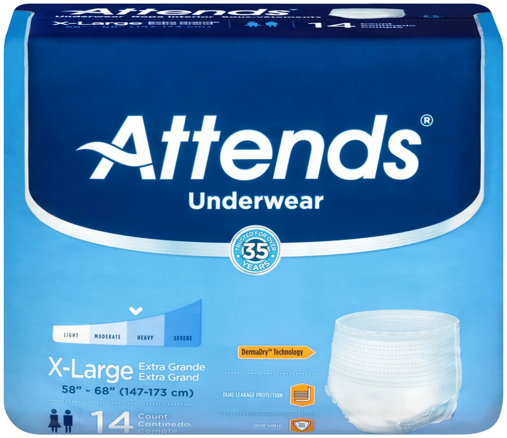 Attends Underwear, Heavy Absorbency