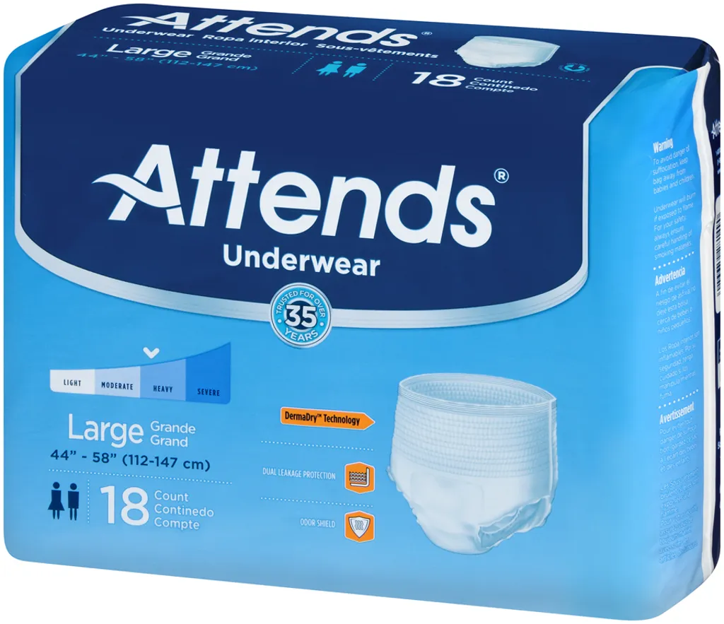 Attends Underwear, Heavy Absorbency