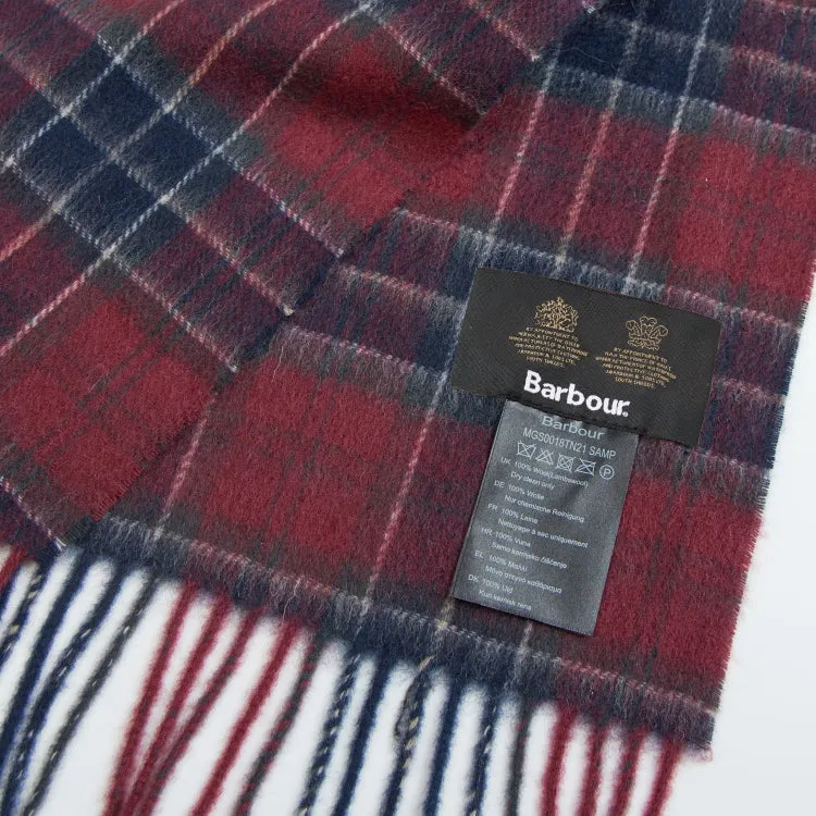 Barbour Tartan Scarf and Glove Gift Set - Cordovan