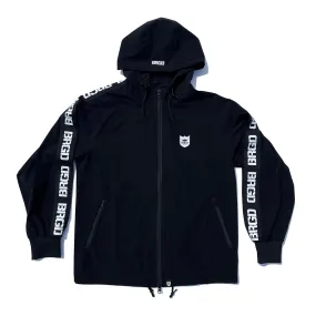 BASS BRIGADE NYLON TRACK JACKET - BLACK