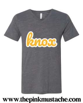 Bella Canvas V-Neck Knox TN Print Tee/Tennessee Shirt / TN Shirt