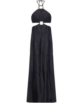 Black Dome Maxi Dress