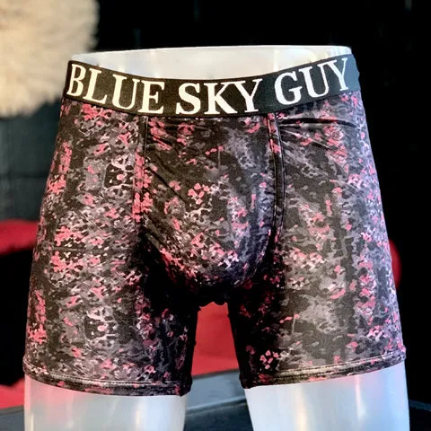 Blue Sky Middle Man Boxer Brief Cherry Jam