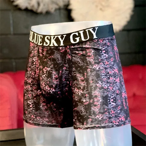 Blue Sky Middle Man Boxer Brief Cherry Jam