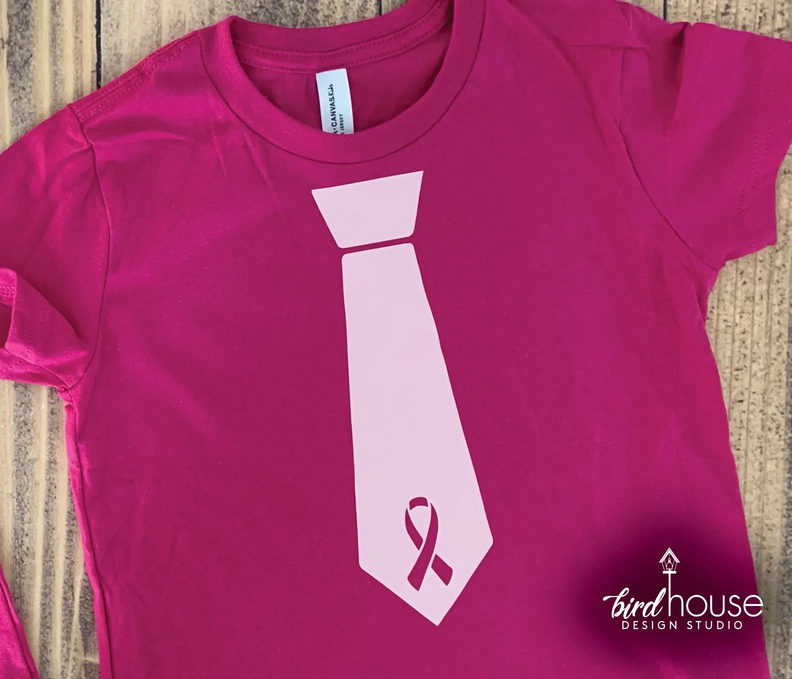 Breast Cancer Awareness Tie Shirt, Pink Ribbon Month October