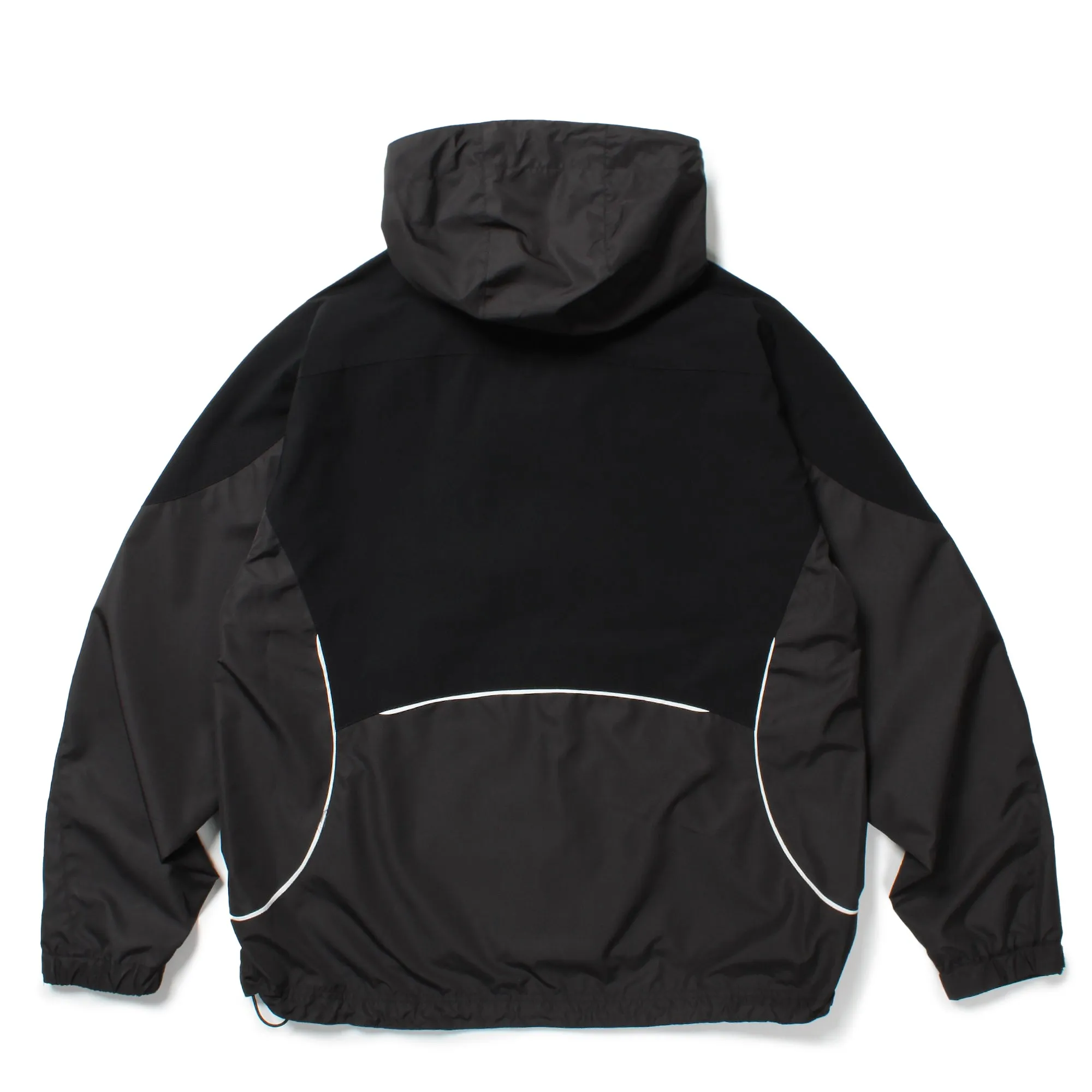 Breathable Hooded Track Jacket (Black)