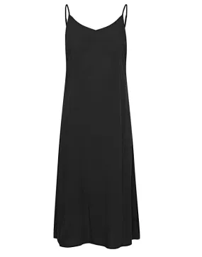 b.young vestito da donna a fantasia con bretelle Short Slip Dress 20811207 200451 black