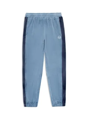 Cielo Velour Track Pant- Faded Denim