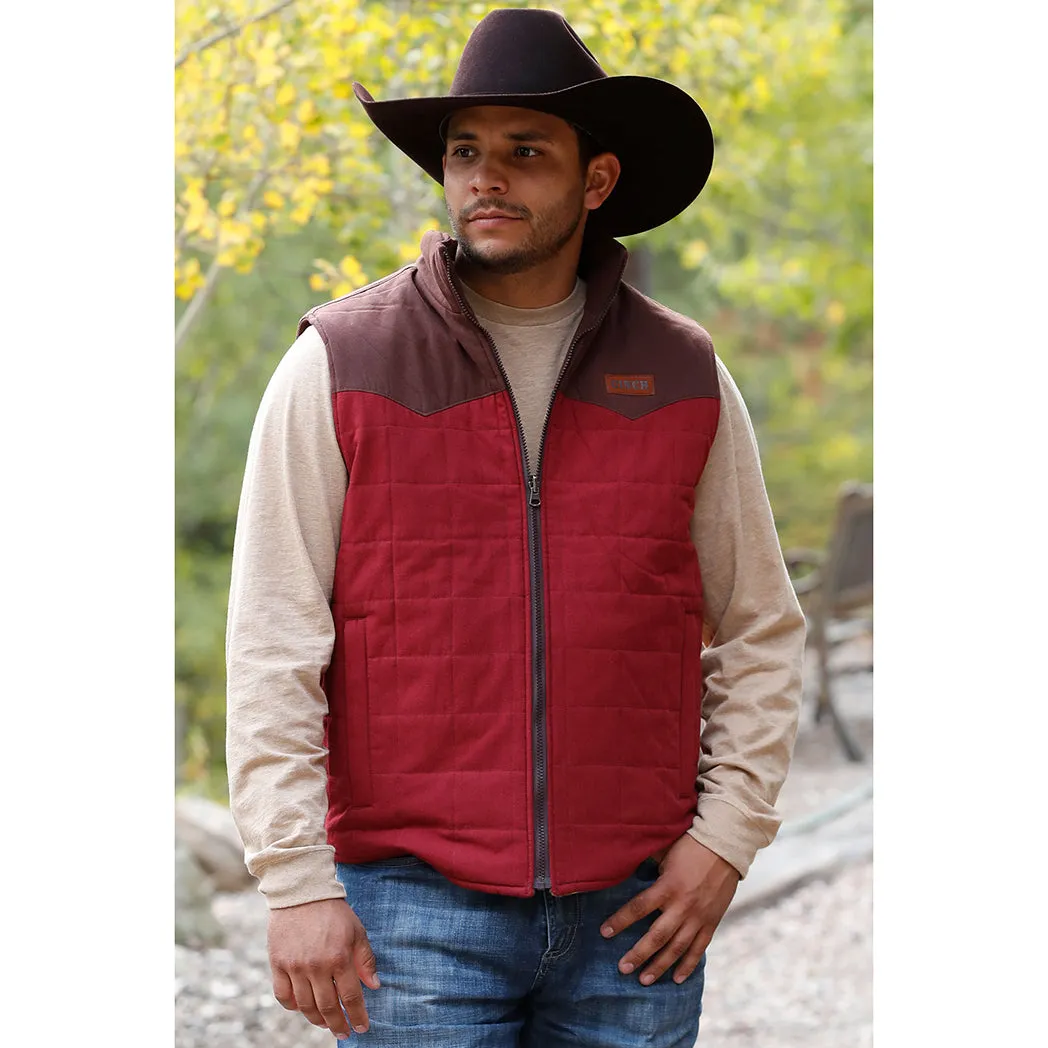 Cinch Burgundy Reversible Vest