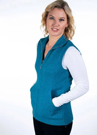 Collared Zip Vest