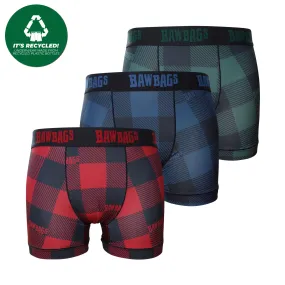 Cool De Sacs Flannel 3-Pack Technical Boxer Shorts