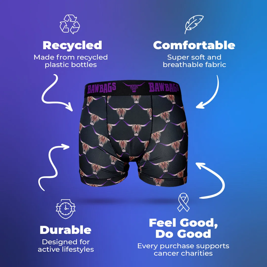 Cool De Sacs Flannel 3-Pack Technical Boxer Shorts