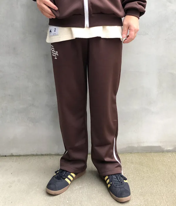 DESCENDANT/CLUB TRACK TROUSERS  (BROWN)