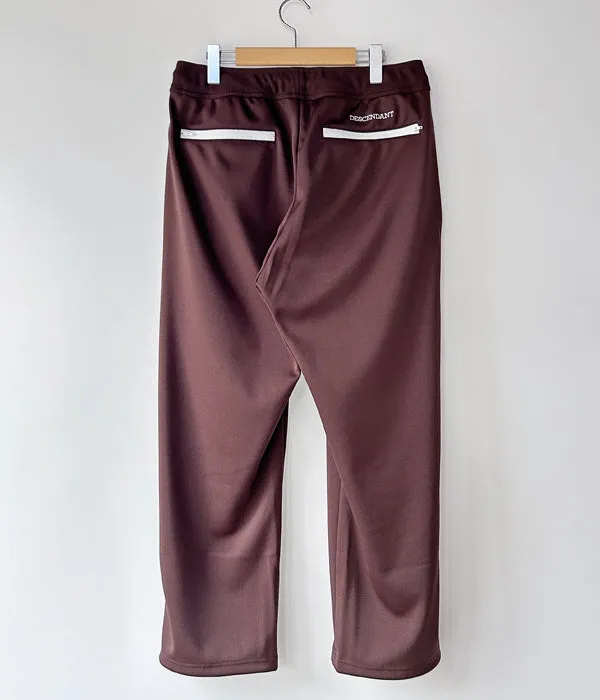 DESCENDANT/CLUB TRACK TROUSERS  (BROWN)