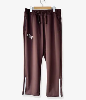 DESCENDANT/CLUB TRACK TROUSERS  (BROWN)