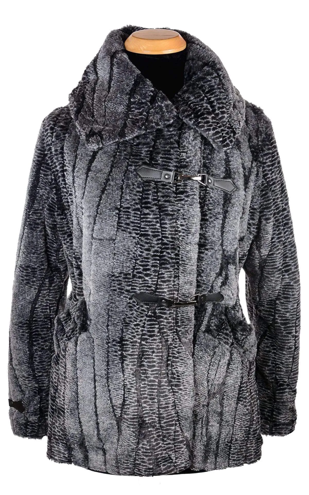 Dietrich Coat - Luxury Faux Fur in Rattlesnake Ridge (Only One Medium Left!)