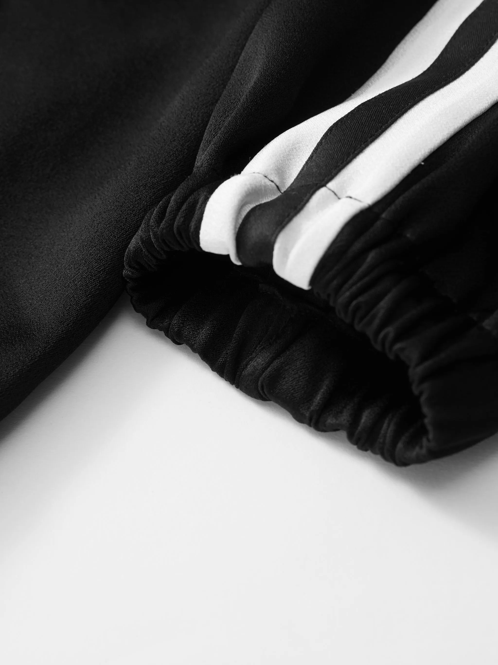 Draped Acetate Track Jacket