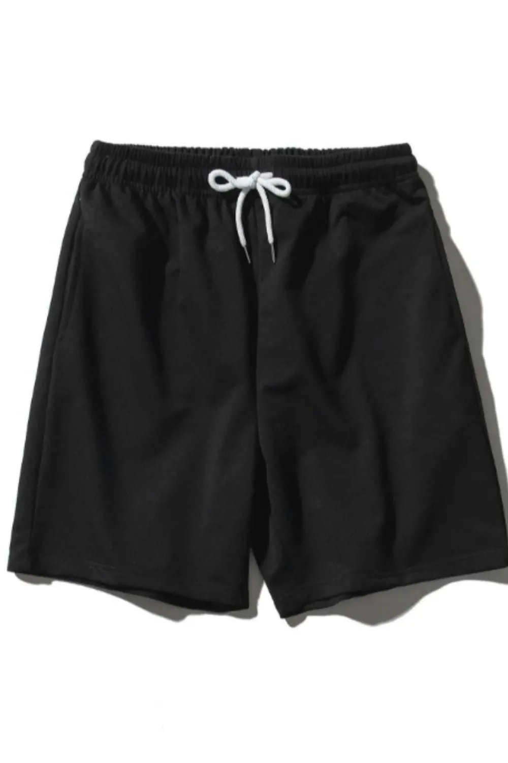 Drawstring Waist Track Shorts