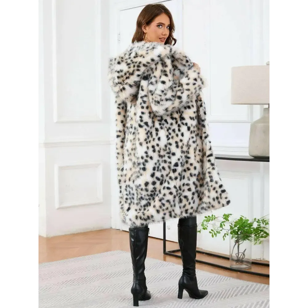 Elevate Your Wardrobe with Luxury Leopard Faux Fur Outerwear