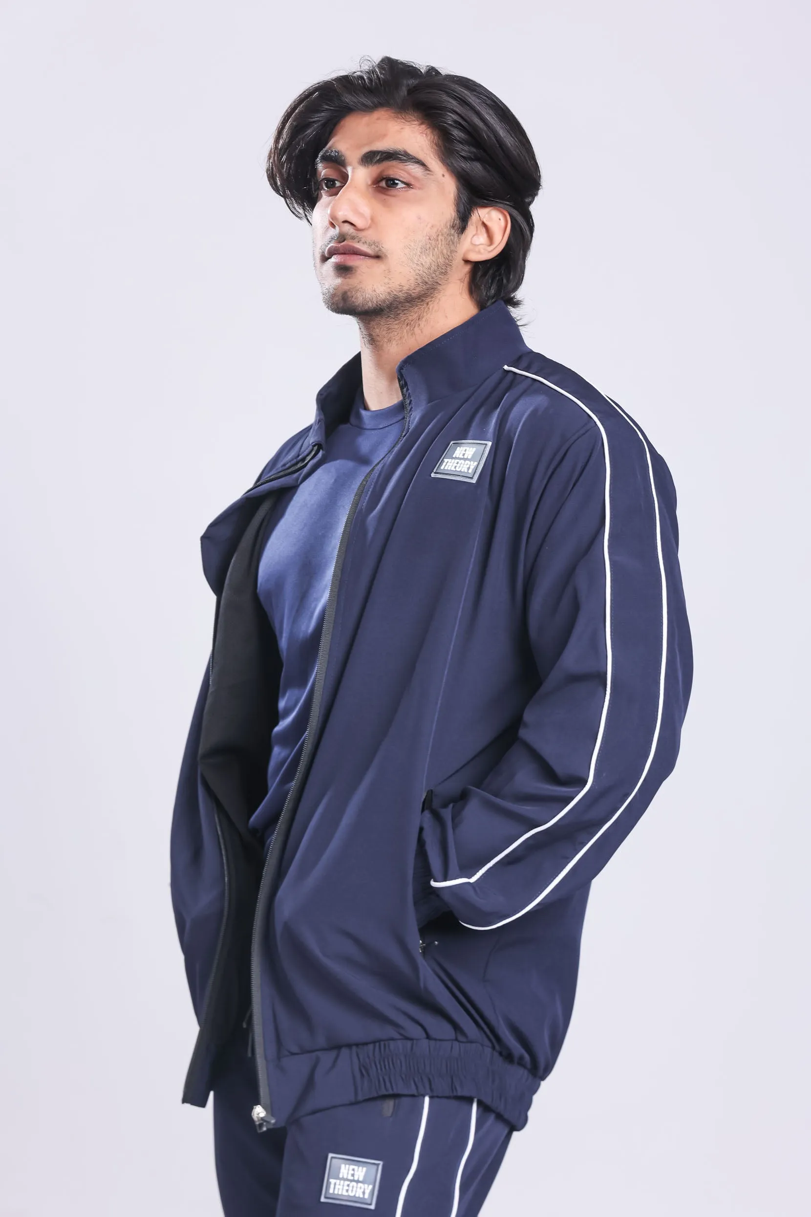 Essential Performance Track top- Navy