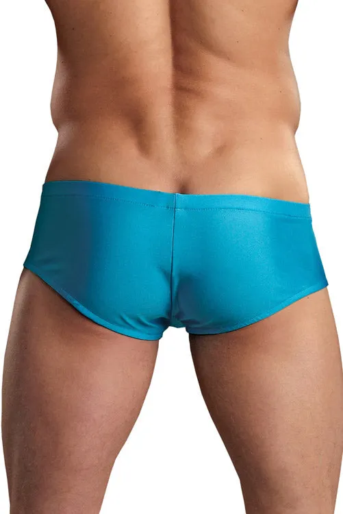 Euro Male Spandex Pouch Trunk Underwear - Turquoise