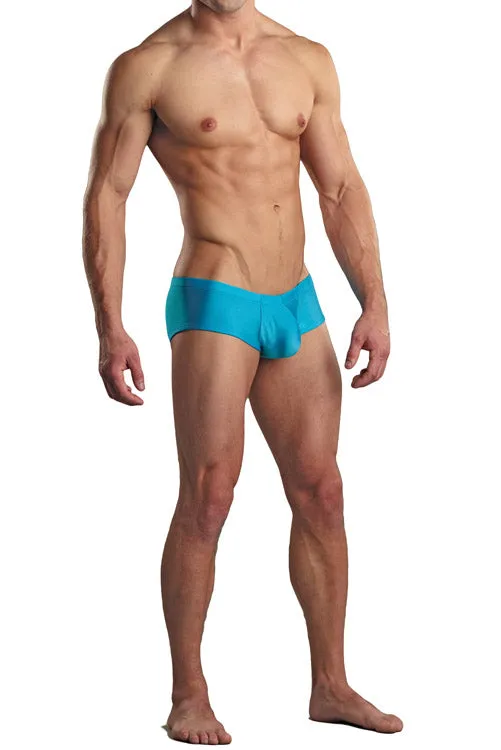 Euro Male Spandex Pouch Trunk Underwear - Turquoise