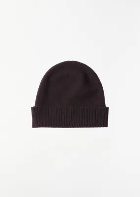 Fine Gauge Beanie — Rich Brown