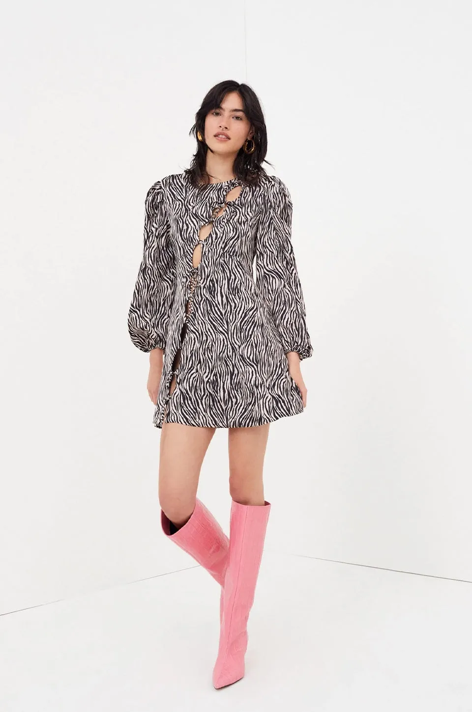 FOR LOVE & LEMONS | Rosita Mini Dress - Black