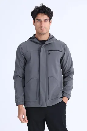 Gray Vital Zip Jacket