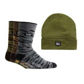 Hard Yakka Camo Sock & Beanie Bundle (Y22943)