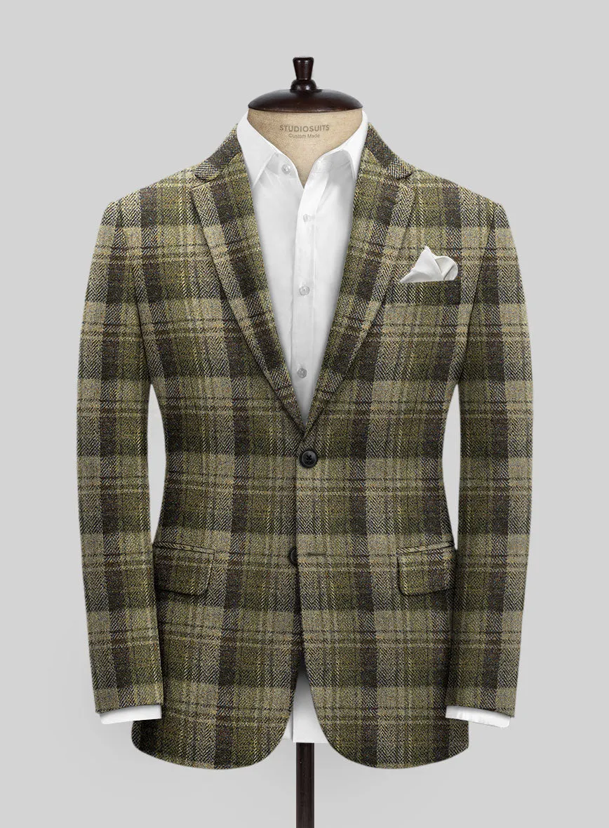 Harris Tweed Green Tartan Jacket