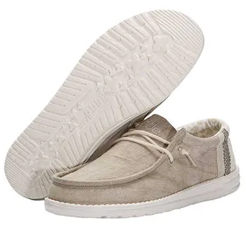 Hey dude Wally Linen Natural Khaki