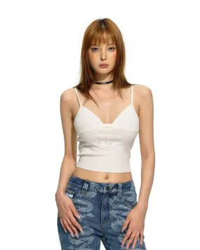 Imprint Knit Camisole Top