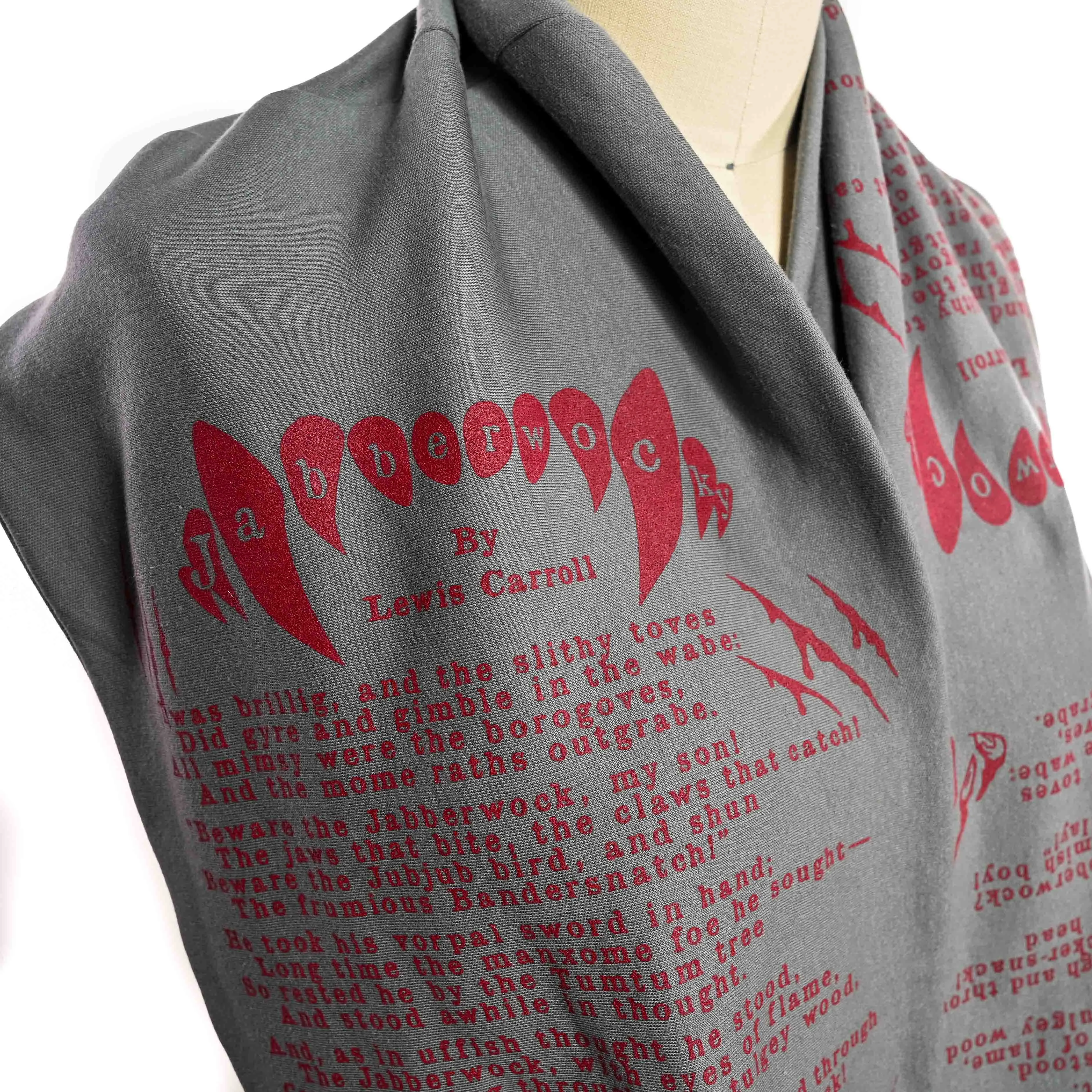 Jabberwocky Book Scarf