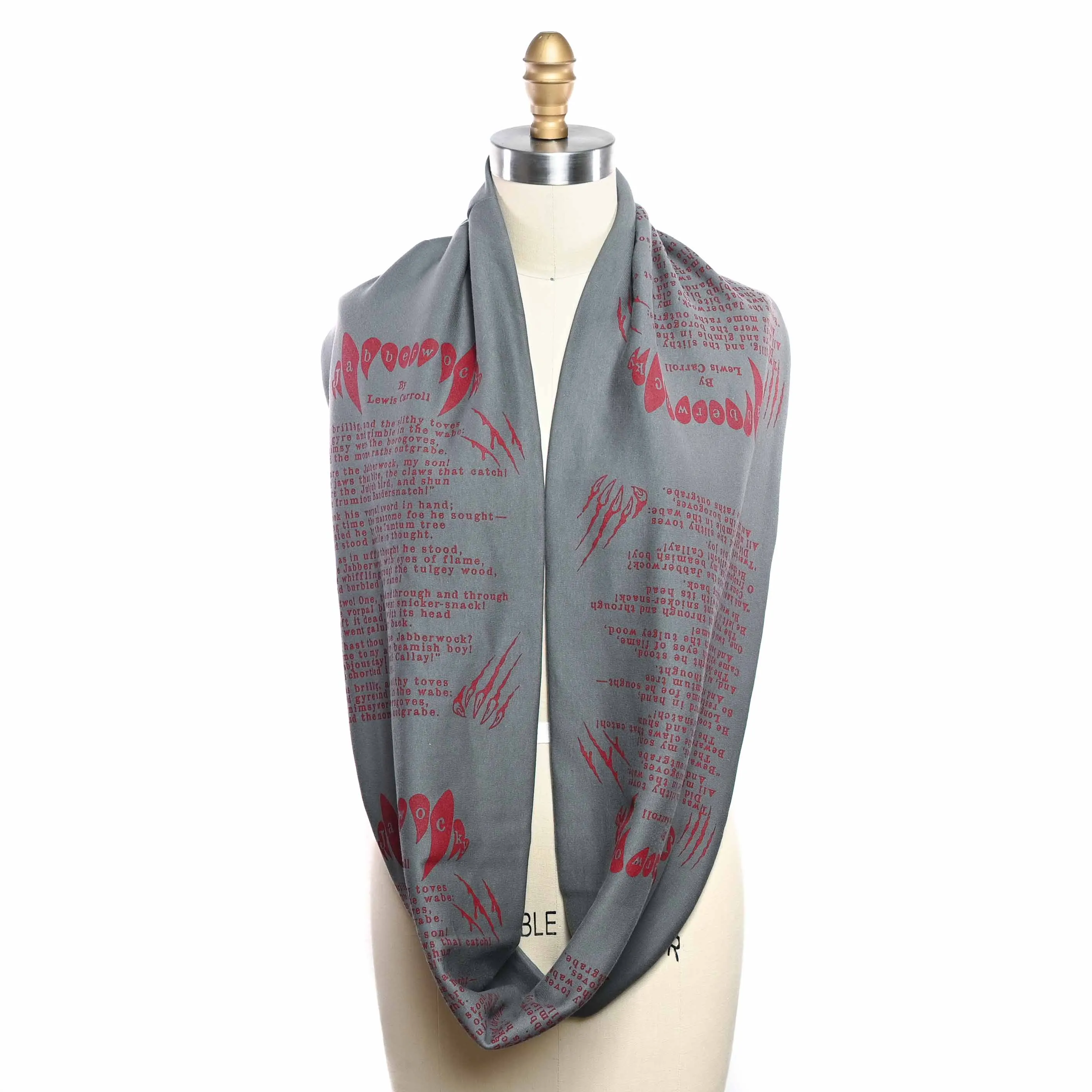 Jabberwocky Book Scarf