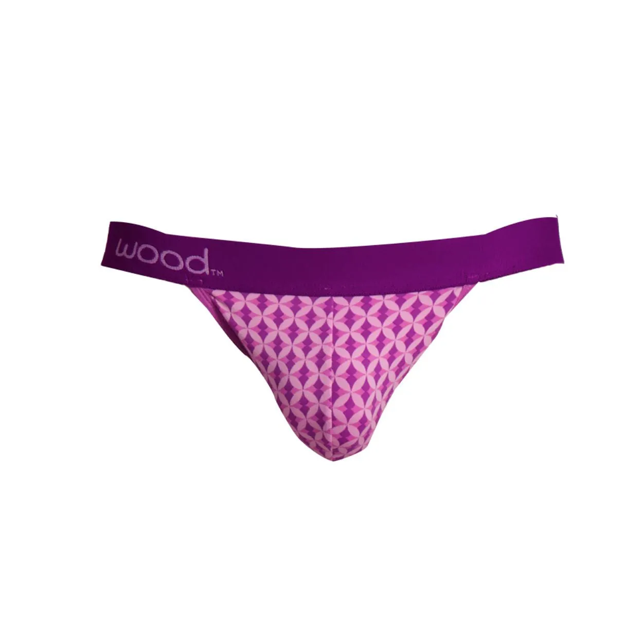 Jock Strap in Purple Interlock by Wood Underwear