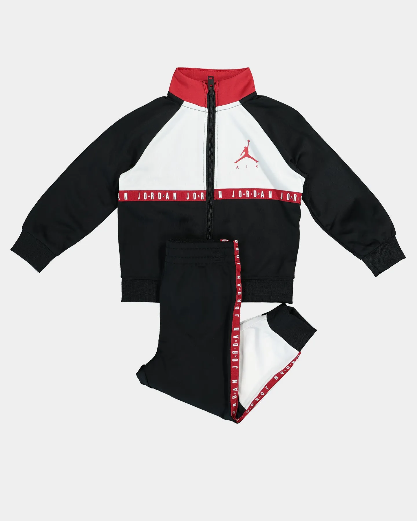 Jordan Infant Full Zip Track Suit Set Black