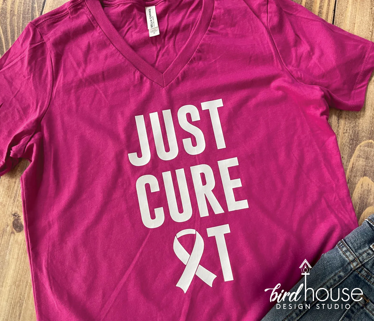 Just Cure It Shirt, Breast Cancer Awareness